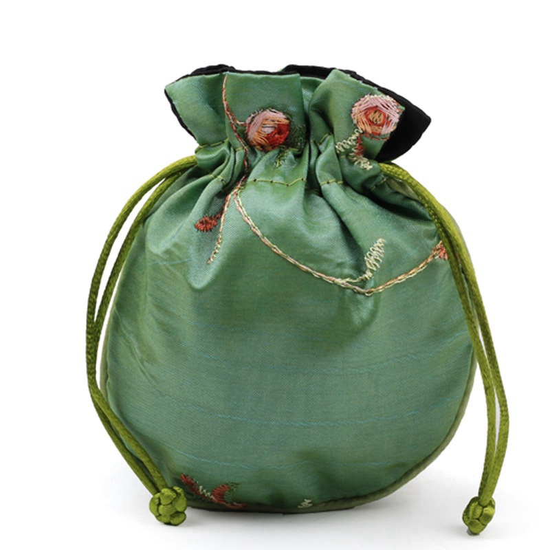 Silk Brocade Satin Drawstring  – обзор и цена Embroidery Xmas