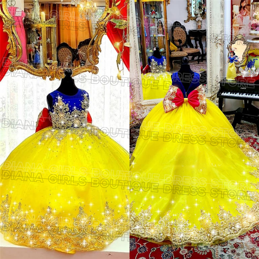 Gorgeous Yellow Flower Girl Dr – обзор и цена Embroidery Yellow Dress