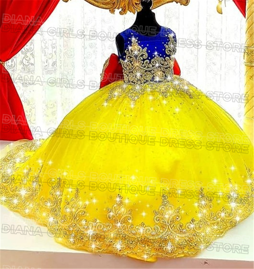 Gorgeous Yellow Flower Girl Dr – обзор и цена Embroidery Yellow Dress