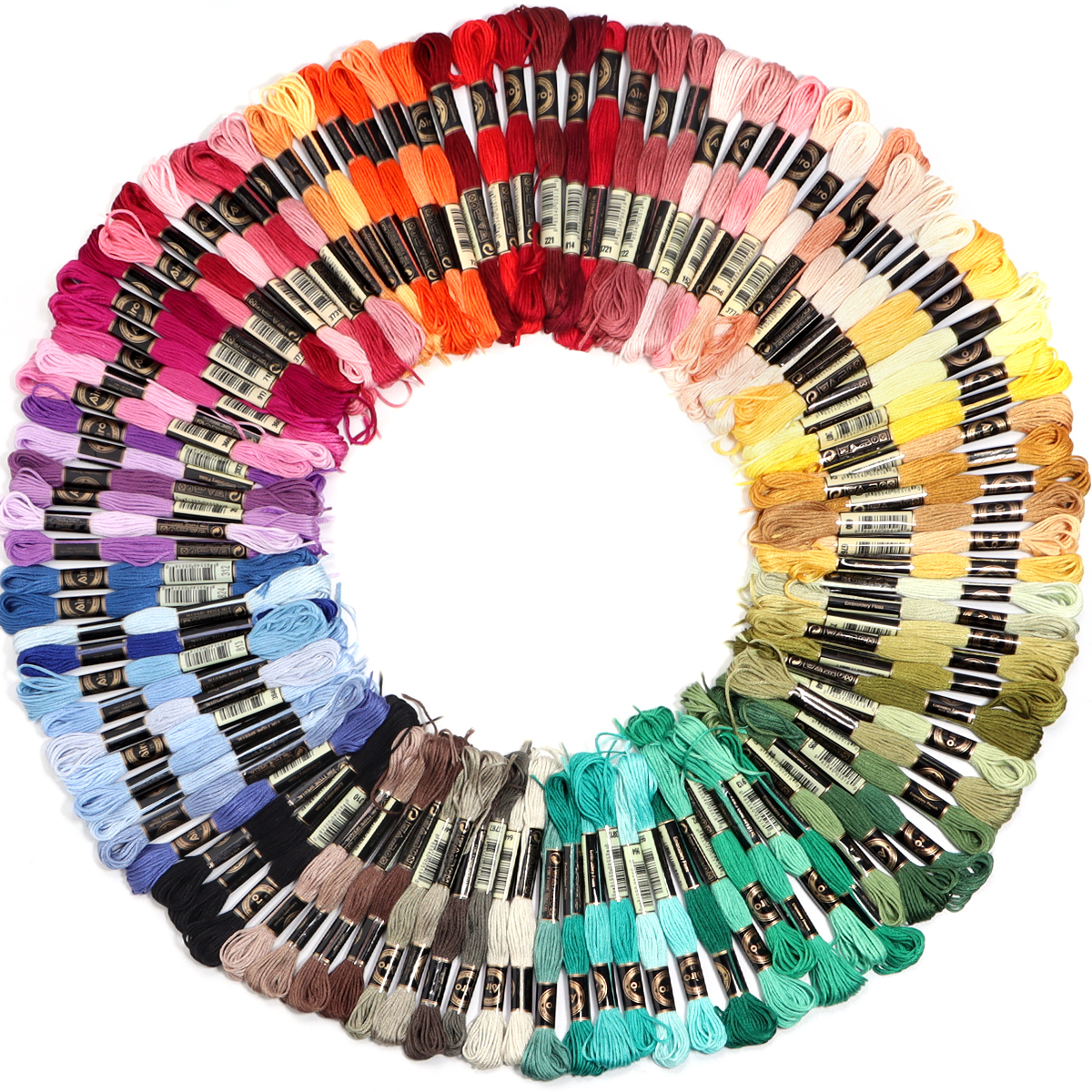 6Pcs/Lot Multicolor Polyester  – обзор и цена Embroidery Service