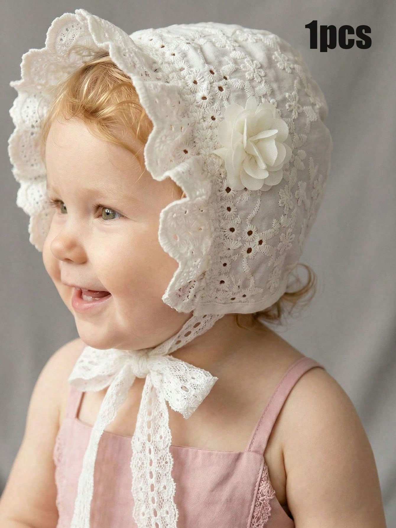 1pcs 6-18M Baby Girls White La – обзор и цена Embroidery Flower