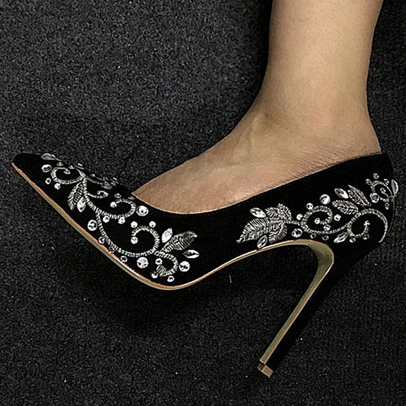 Bling Rhinestone Gold Silver F – обзор и цена Embroidery Flower