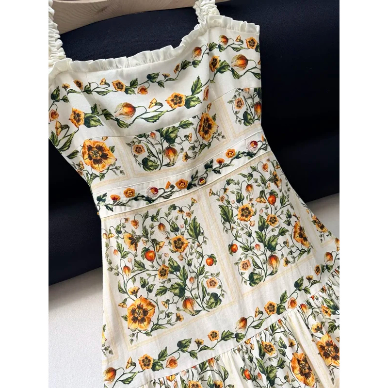 2026 Women Yellow Floral Embro – обзор и цена Embroidery Yellow Dress