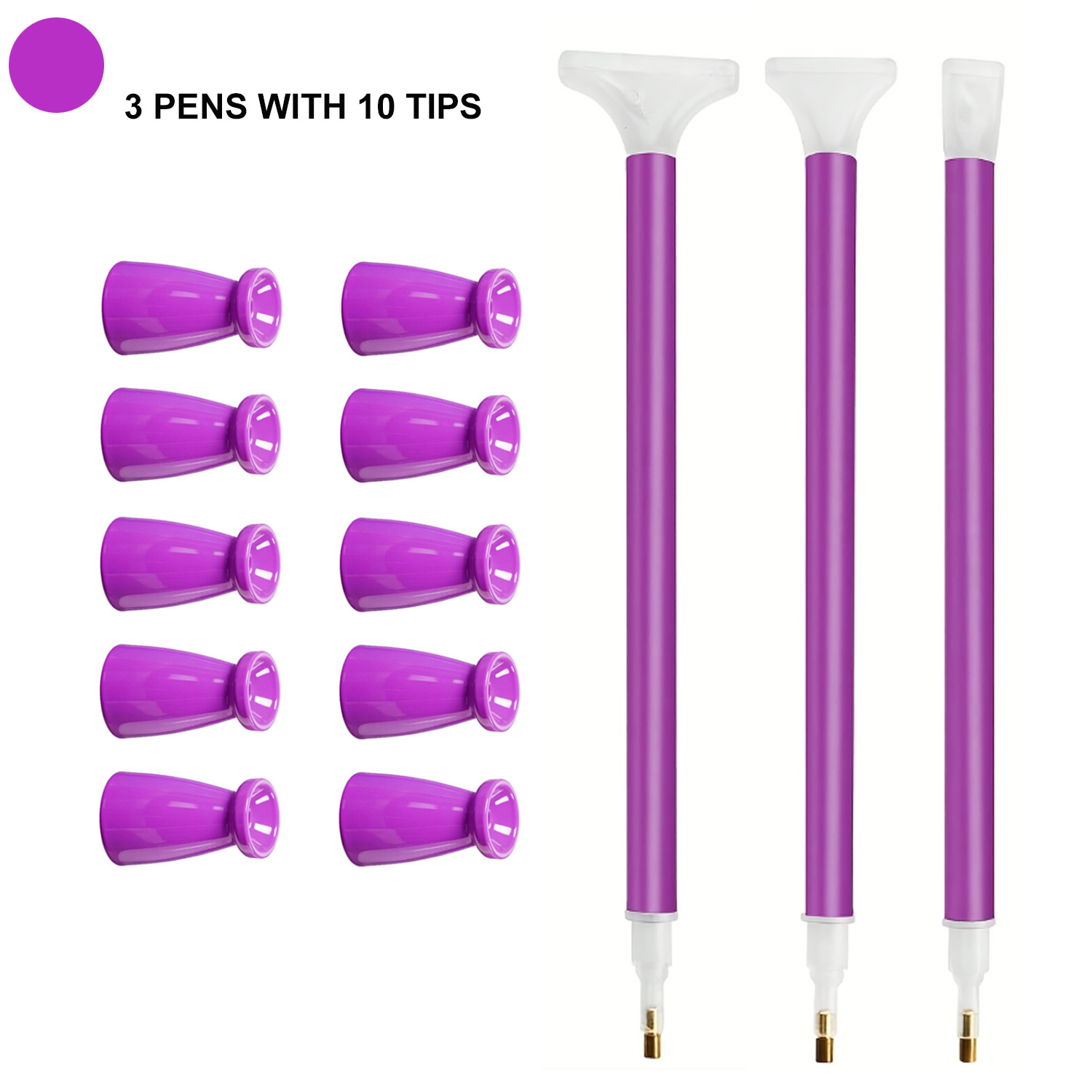 10 Silicone Tips & 3 Pens Diam – обзор и цена Embroidery Needle Pen