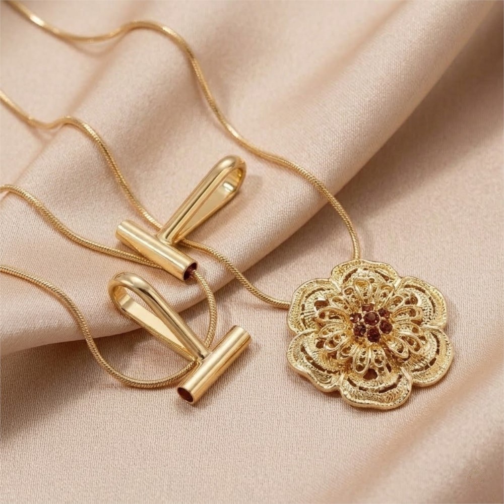 2pcs 14K Brass Vertical Pin to – обзор и цена Embroidery Simple