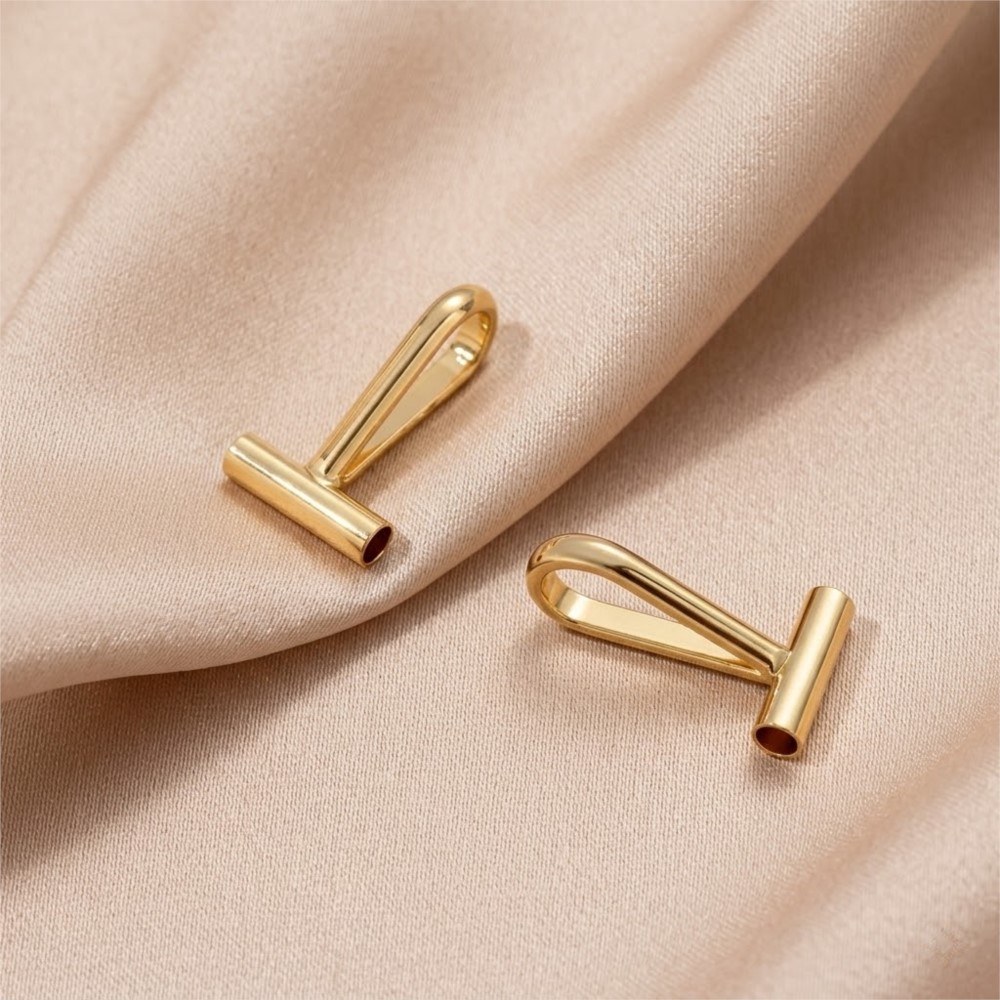 2pcs 14K Brass Vertical Pin to – обзор и цена Embroidery Simple