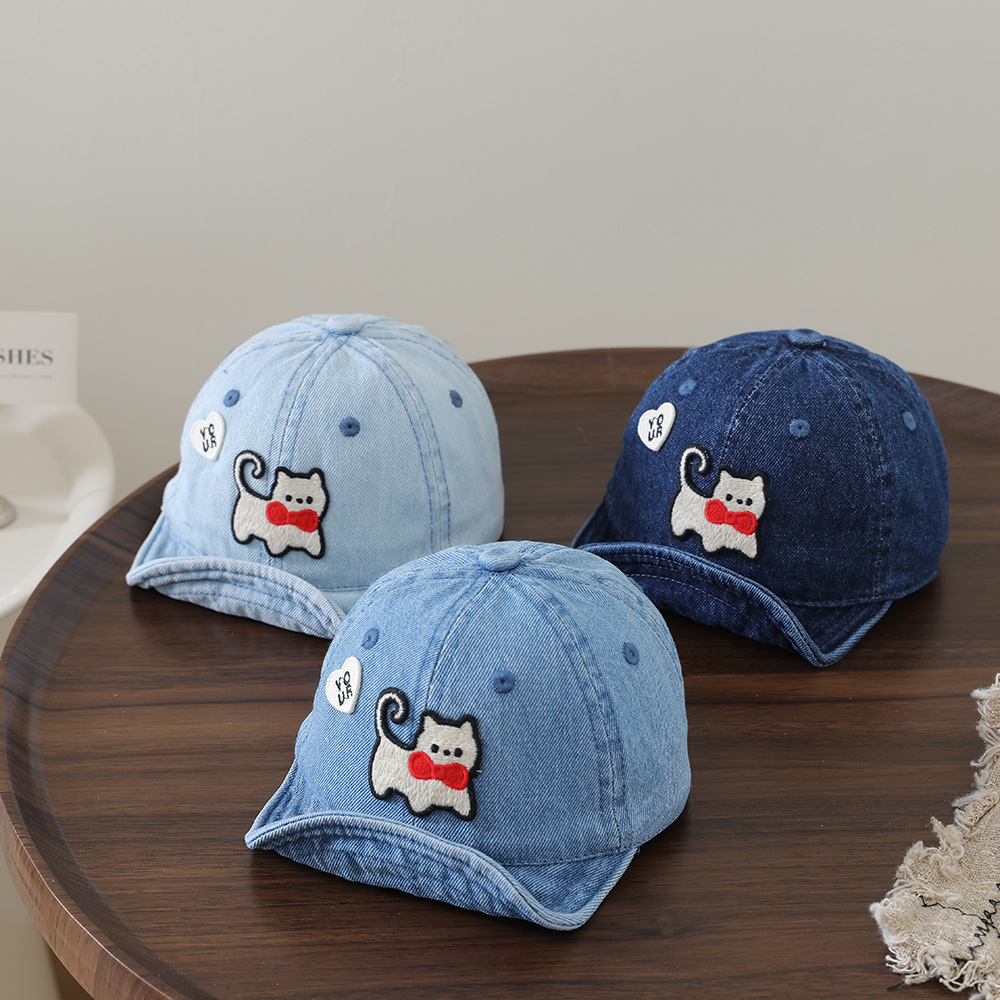 Children's washable denim soft – обзор и цена Embroidery Cap