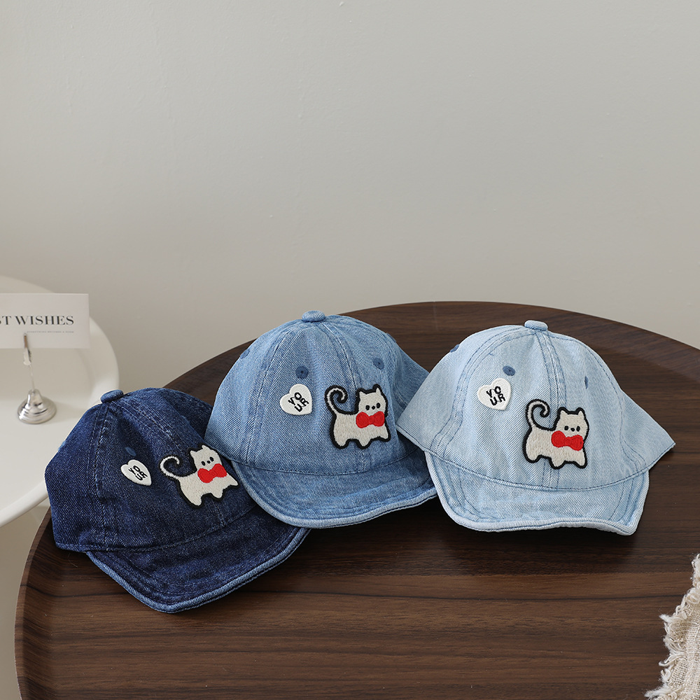 Children's washable denim soft – обзор и цена Embroidery Cap