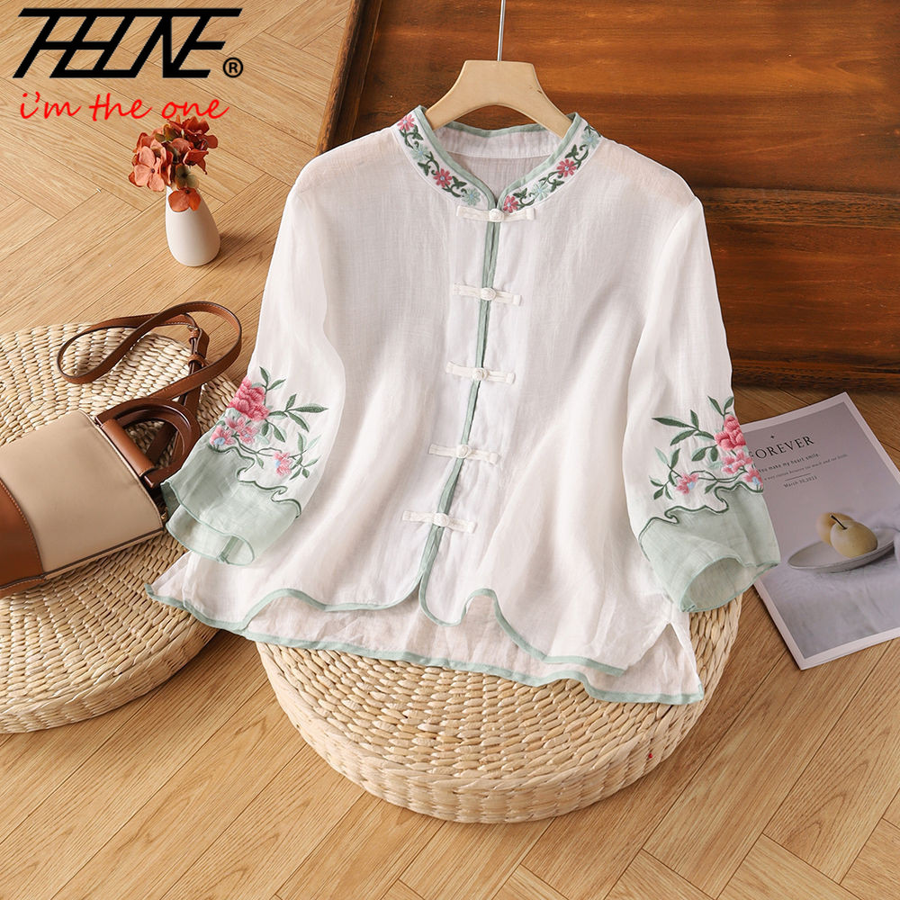 THHONE Embroidery Blouse Shirt – обзор и цена Embroidery Baju