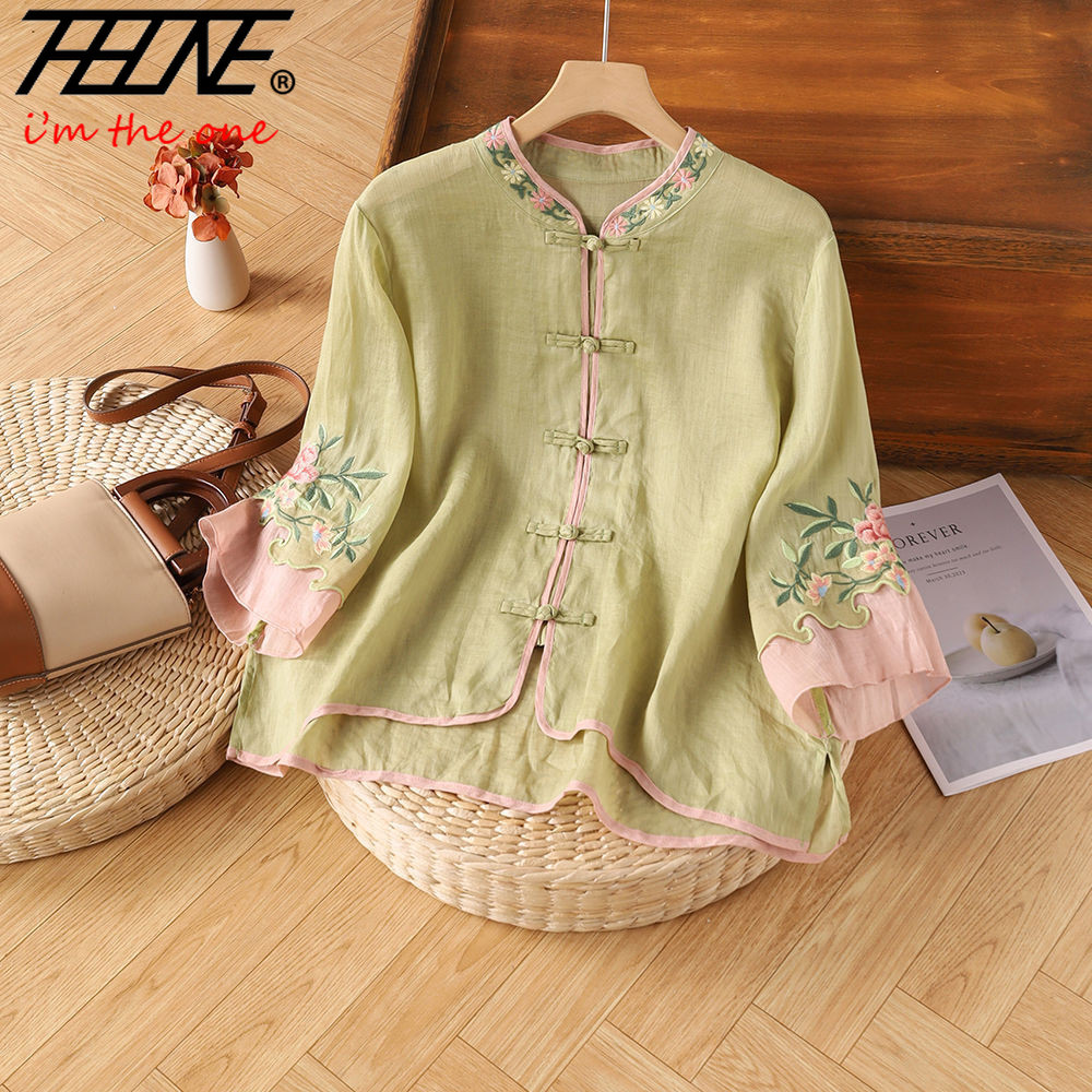 THHONE Embroidery Blouse Shirt – обзор и цена Embroidery Baju