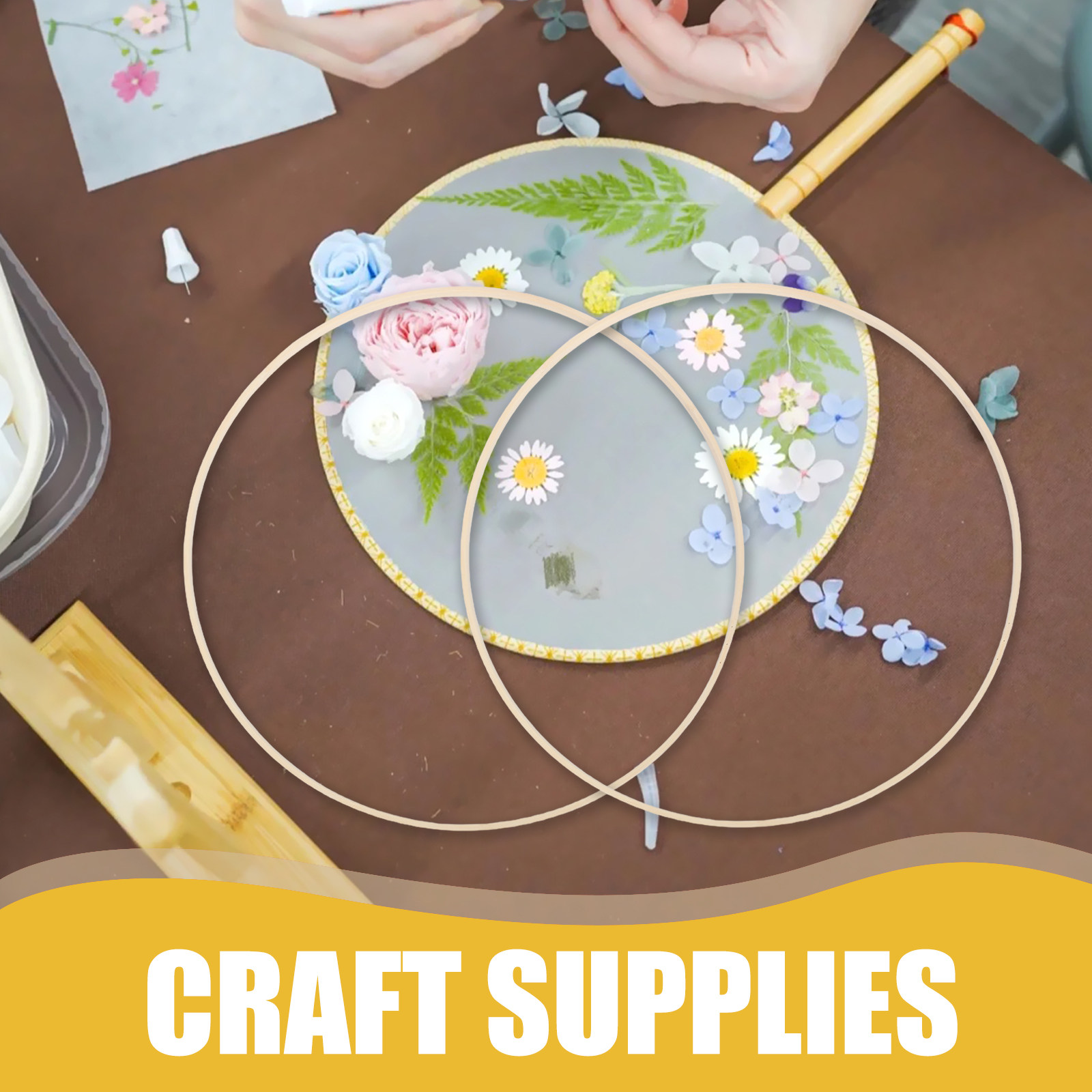 10 Pcs Flower Garland Embroide – обзор и цена Embroidery Hoop