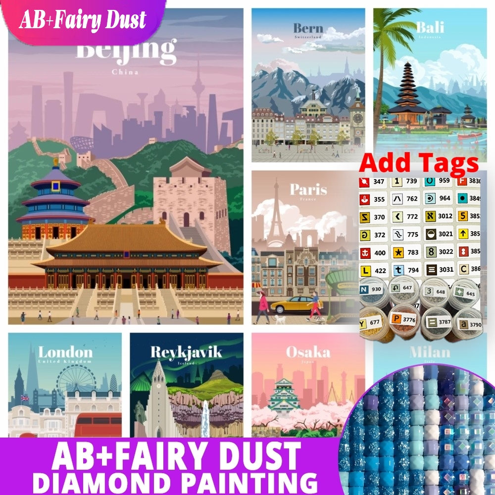 Fairy Dust AB 5d DIY Diamond A – обзор и цена Embroidery Bali
