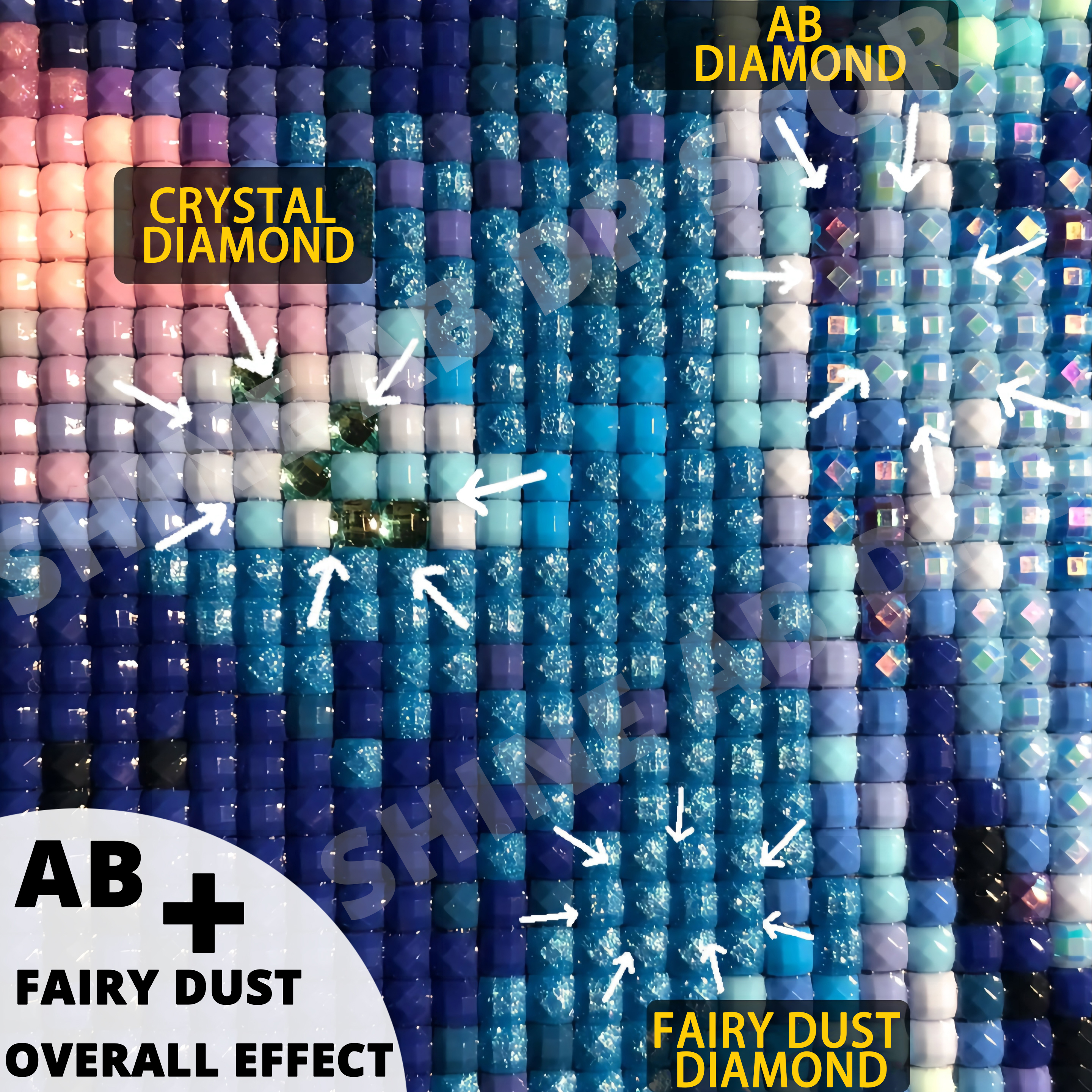 Fairy Dust AB 5d DIY Diamond A – обзор и цена Embroidery Bali