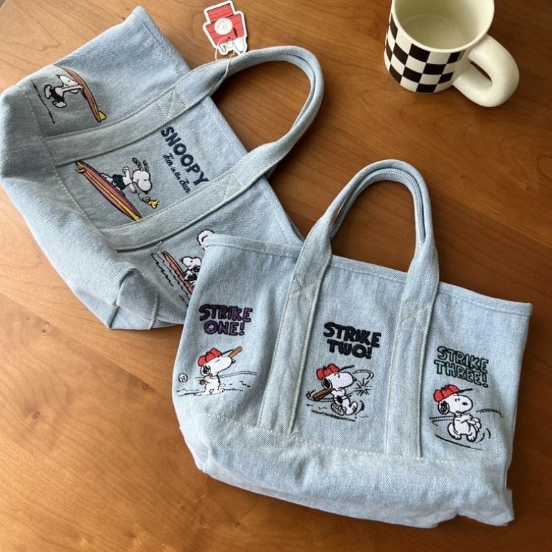 Snoopy Canvas Bag Cute Embroid – обзор и цена Embroidery Xmas