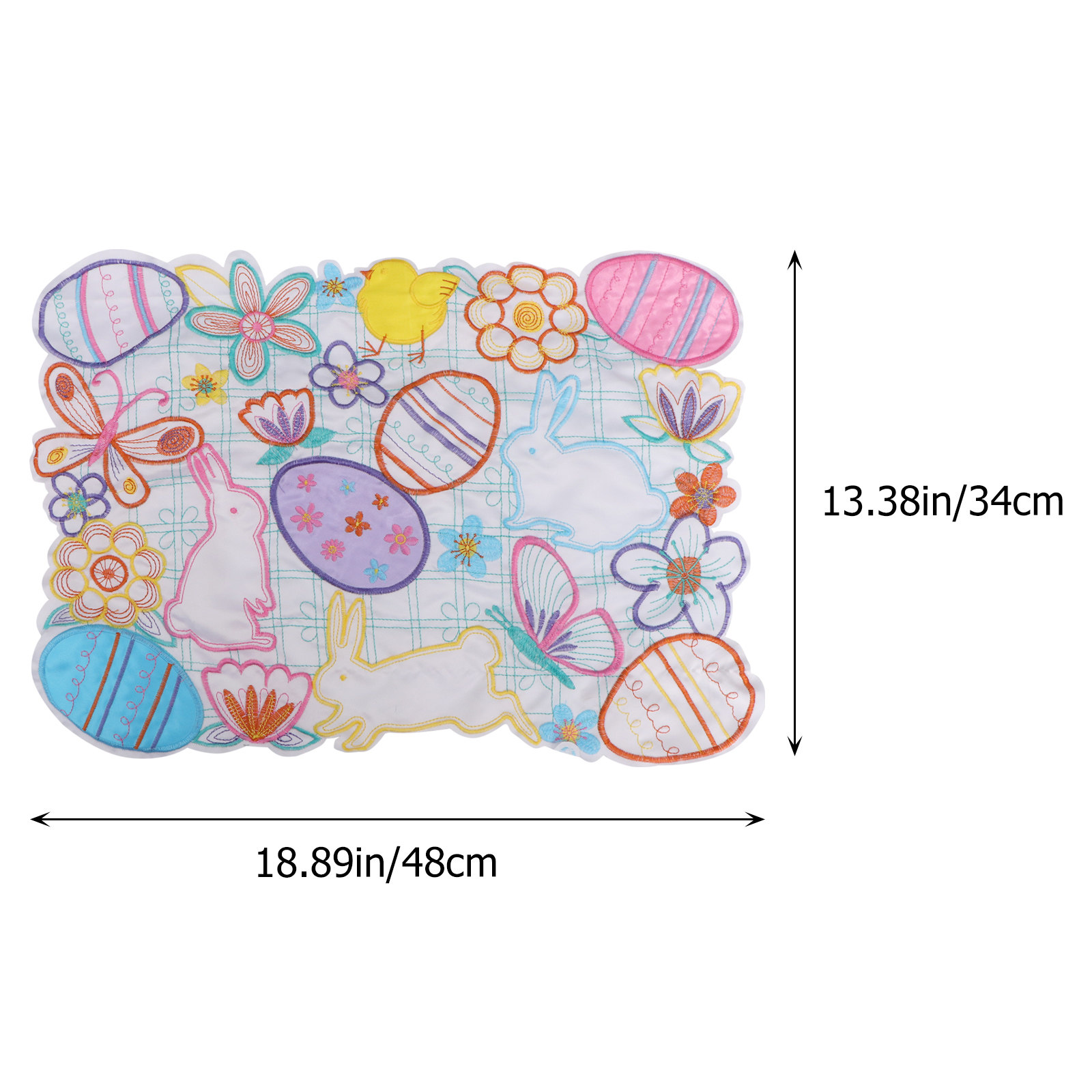 1Pcs Rabbit Easter Egg Placema – обзор и цена Embroidery Egg