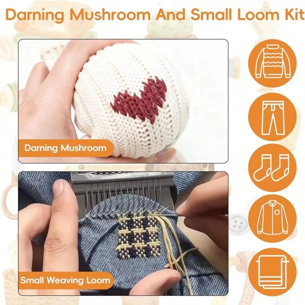 DIY Crafts Sock Darning Kit Eg – обзор и цена Embroidery Egg