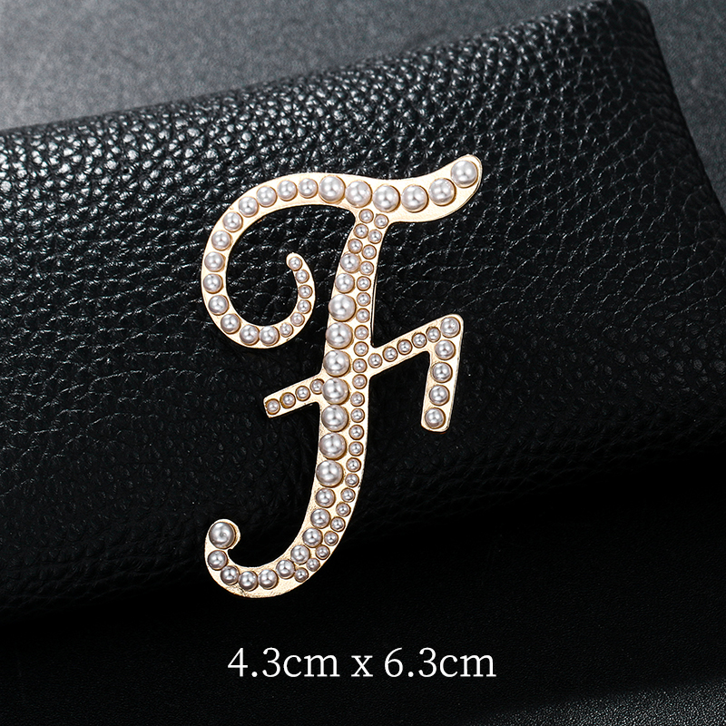 English Letters A-Z Pearl Broo – обзор и цена Embroidery Letter M
