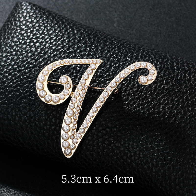 English Letters A-Z Pearl Broo – обзор и цена Embroidery Letter M