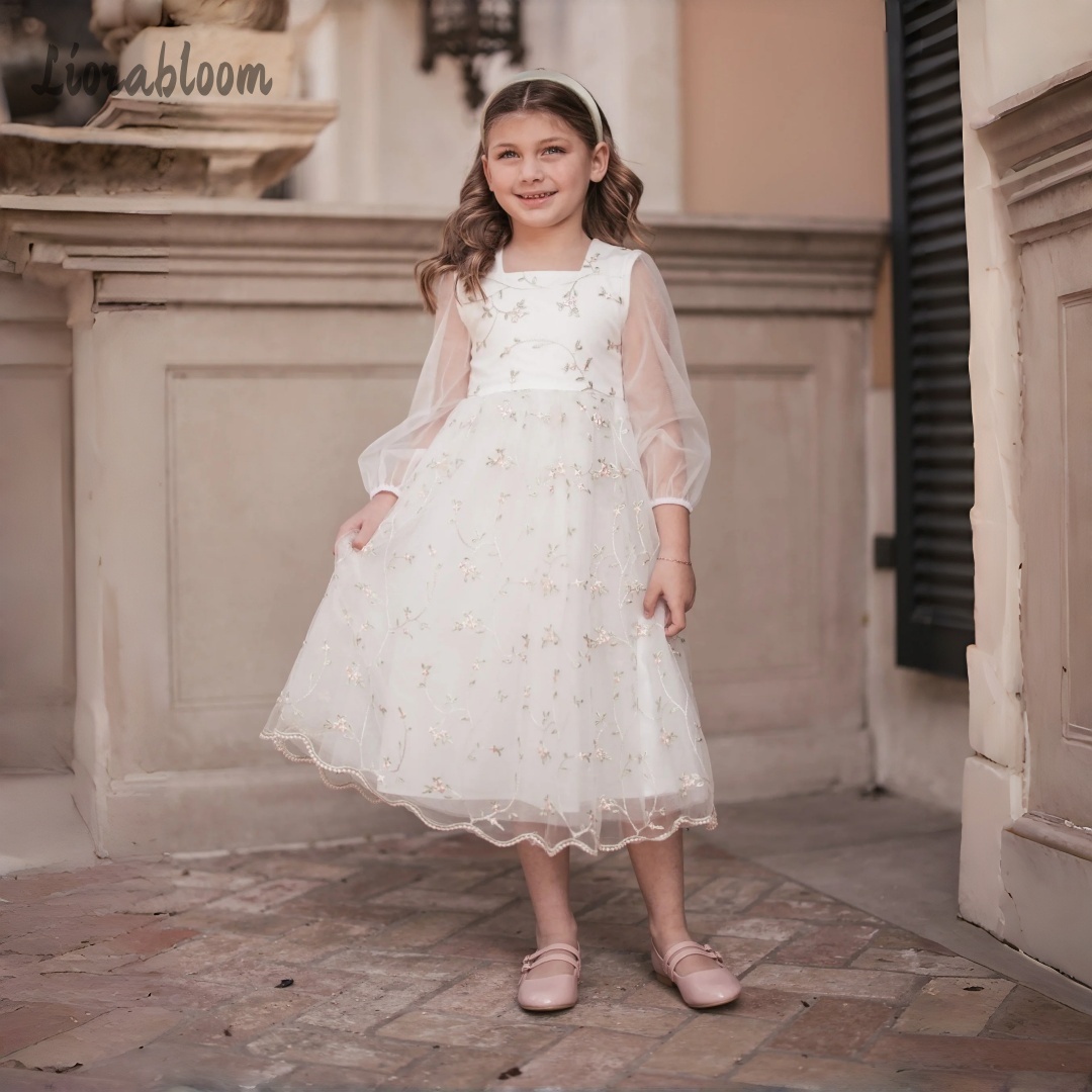 Customized Flower Girl Dress P – обзор и цена Embroidery Flower