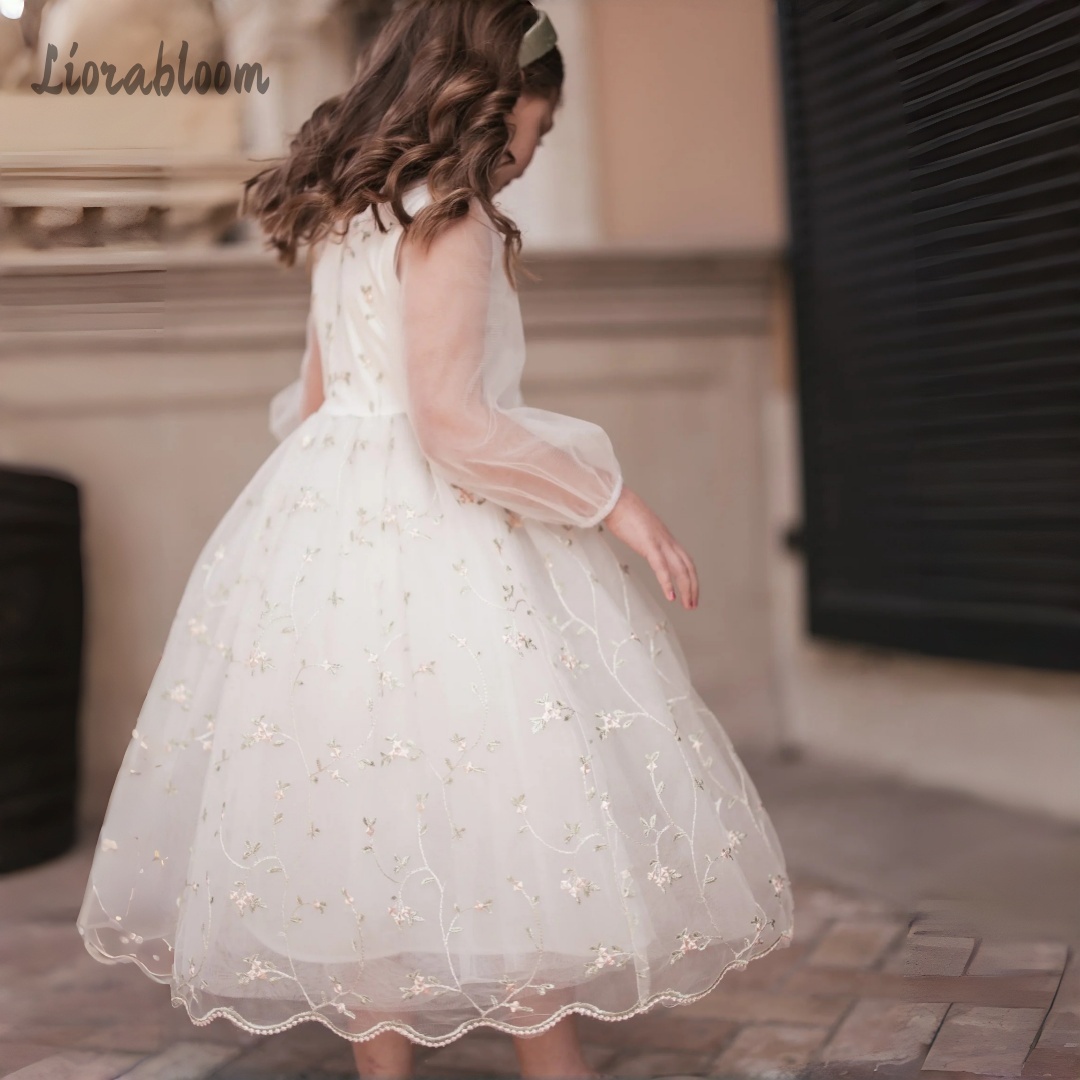 Customized Flower Girl Dress P – обзор и цена Embroidery Flower