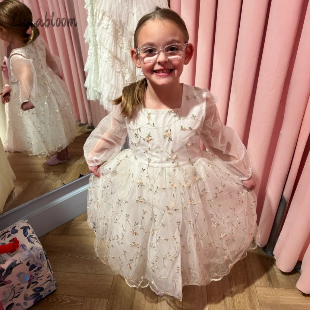 Customized Flower Girl Dress P – обзор и цена Embroidery Flower
