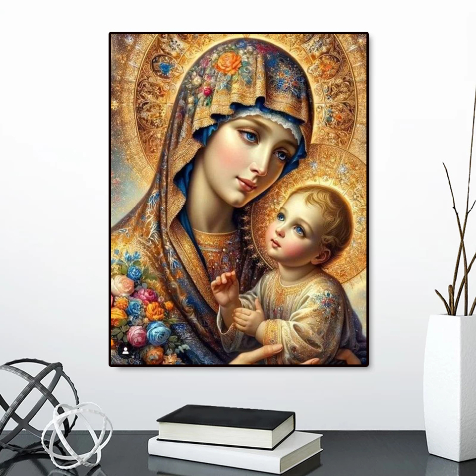 Frameless,Diamond Painting Vir – обзор и цена Embroidery Flower