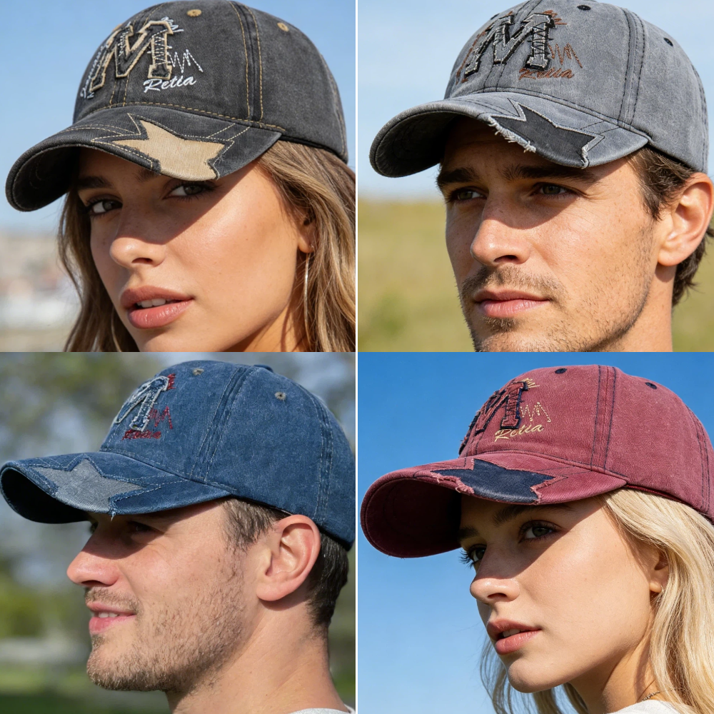 Hot Sale Unisex Retro Baseball – обзор и цена Embroidery Letter M