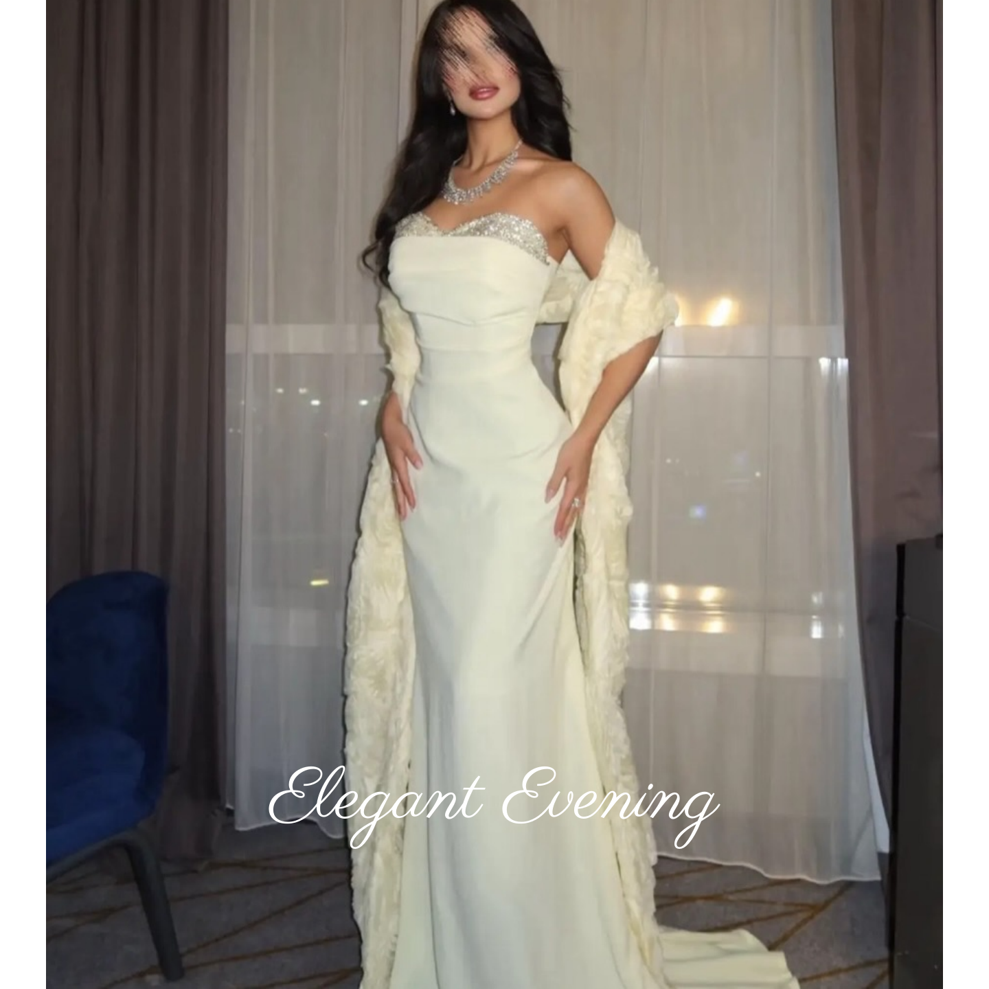 Elegant Vintage Evening Dress  – обзор и цена Embroidery Yellow Dress